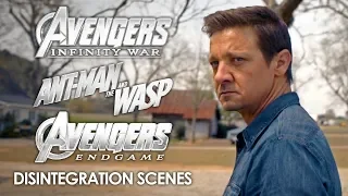 Disintegration Scenes | Avengers: Infinity War, Ant-Man and the Wasp and Avengers: Endgame