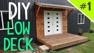 How to Build a Ground Level Floating Deck - Part 1 of 5