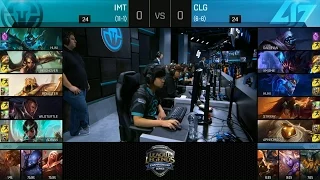 IMT vs CLG Game 1 Highlights - IMMORTALS vs COUNTER LOGIC GAMING NA LCS Week 7 Summer 2016