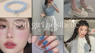 How to be aesthetic soft girl/Soft girl aesthetic guide