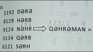 İzləyicidən ŞİFRƏ sualı(abunə olmağı unutmayın!)