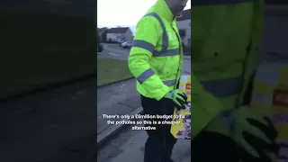 Filling Pot Holes With Coco Pops