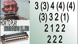 THIS BLUES IS AWESOME FOR BEGINNERS, TIRED HARMONICA ( C DIATONIC ), ARMÓNICA C, HARP, GAITA DE BOCA