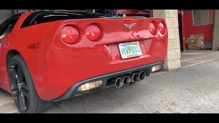 Corvette exhaust muffler delete **Must Watch**