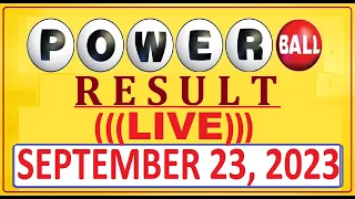 Powerball Drawing Live Result Today - September 23 2023