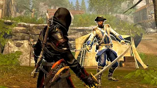 Assassin's Creed Rogue - Legendary Templar Swordsman Brutal Kills & Stealth Executions