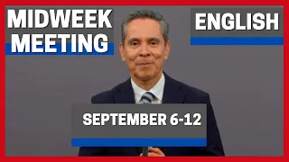 English Midweek Meeting 2021(Midweek Meeting September 6-12)