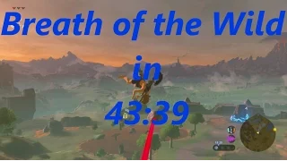 Breath of the Wild Any% Speedrun in 43:39