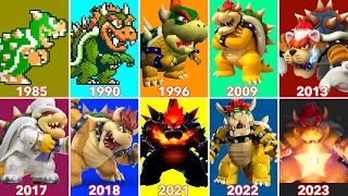 Evolution of Bowser in Super Mario Game, LEGO and Movie (1985 ~ 2023)