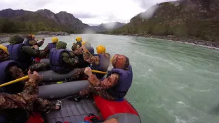 Сплав р.Катунь 8.09.17. (С воды 15) "Бабочка", порог Еландинский