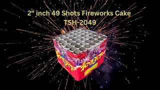 2" inch 49 Shots Fireworks Cake TSH-2049