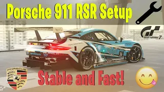 Gran Turismo 7 - Porsche 911 RSR GR3 Tune Setup + Reference Lap