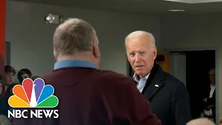 Biden Has Tense Exchange With Voter Over Age, Son Hunter: ‘You’re A Damn Liar’ | NBC News