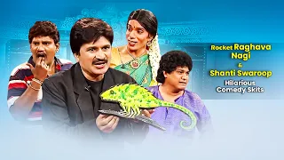 Rocket Raghava, Nagi & Shanti Swaroop Hilarious Comedy Skit's Extra Jabardasth | ETV Telugu