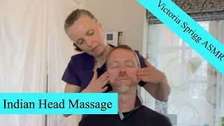 ASMR WHOLE INDIAN HEAD MASSAGE with Victoria and Jez | 3 of 3 | #standwithukraine