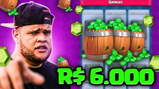 6 MIL REAIS PRA DEIXAR MINHA CONTA FULL NO CLASH ROAYLE  ‹ EduKof Games ›