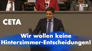 Dr. Malte Kaufmann MdB zu #CETA: "Wir wollen keine Hinterzimmer-Entscheidungen!"