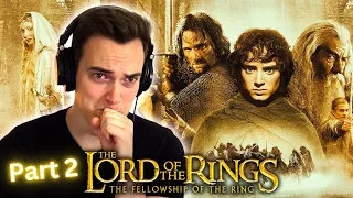 I CAN'T HANDLE *The Lord of the Rings: The Fellowship of the Ring* | PART 2 | (reaction/review)