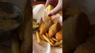 Eating Fish & Chips in Seattle