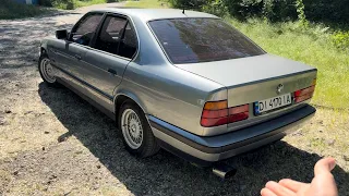 BMW E-34 с идеальным салоном!