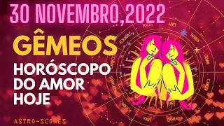 ❤️ Horóscopo do amor de hoje GÊMEOS 30 novembro 2022 ♊ tarô Gêmeos 30 NOVEMBRO