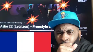(REACTING TO FRENCH RAP)Ashe 22(Lyonzon)- Freestyle Krew 69