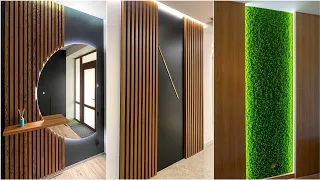 100 Modern Hall Wall Decorating Ideas 2024 | Living Room Wall Design| Home Interior Wall Cladding