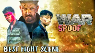 Hrithik and Tiger Best Fight  Scene ||  War Movie || Spoof Video @MR.RAPIDVLOGER