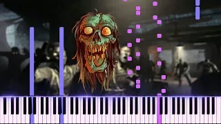 CoD Black Ops 1 Zombies Theme (Damned) - Piano Synthesia Tutorial
