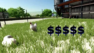 Are chickens worth it in farming simulator 22 | fs22 chickens guide