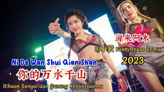 海来阿木 - 你的万水千山 - Ni De Wan Shui Qian Shan - (Dj小云 FunkyHouse Remix 2023) #dj抖音版2023