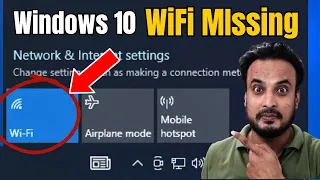 FIX WiFi Not Showing in Windows 10 (2023 NEW*) | Fix Missing WiFi