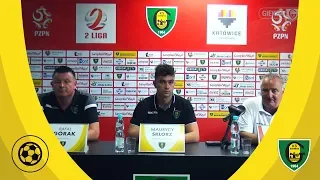 Konferencja po meczu GKS Katowice - Znicz Pruszków 1:3 (28 07 2019)