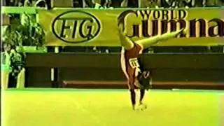 1st TC URS Olga Bicherova FX   1983 World Gymnastics Championships 9 850