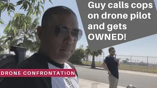 DRONE CONFRONTATION: Cops called on drone pilot in SoCal for just doing his job. Watch what happens!