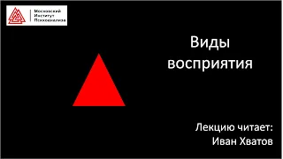 03. Виды восприятия (17 февраля 2023)