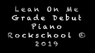 Lean On Me Piano G0