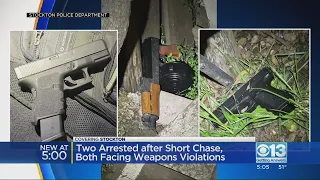 2 arrested after chase in Stockton