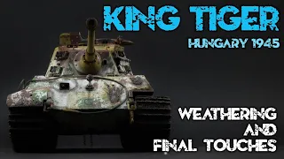 There is only one king. And this is the King Tiger, model weathering on Meng TS-031, 1/35 scale