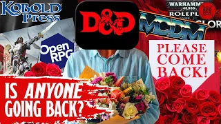 Will Publishers, Fans RETURN To D&D...Or Is It Too Late?!