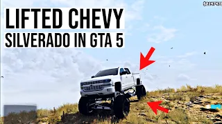 LIFTED CHEVY SILVERADO TRUCK IN GTA 5 TUTORIAL | How to install the lifted Chevy Silverado Mod | PC