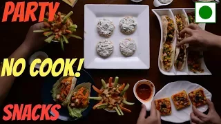 6 PARTY SNACKS IDEAS | No Cook Party Snack Ideas| DIY Easy Party Snack Recipe