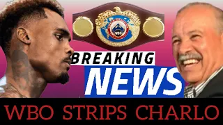 Jermell Charlo STRIPPED Of Wbo Belt During Canelo Fight Sept 30th. Tim Tszyu Will Be Elevated.