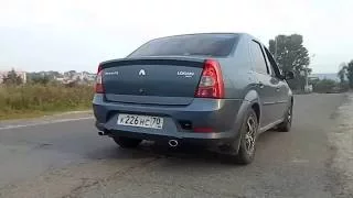 Renault Logan exhaust sound