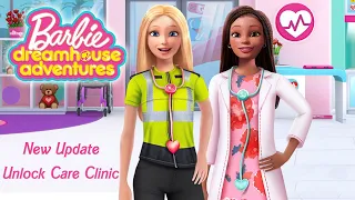 Dreamhouse Adventure: Barbie !!! New Update of Dream House !!! Explore Barbie Care Clinic !!!