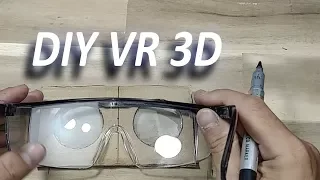 How To Make VR Cardboard Easy - DIY Virtual Reality Glasses  Simple V1