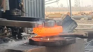 Punching process! How to drill holes for this iron block?