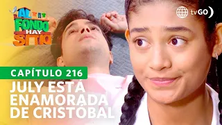 Al Fondo hay Sitio 10: Cristóbal descubre que July está enamorada  (Capítulo n°216)