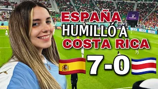 España 7- Costa Rica 0 | REACCIÓN desde el ESTADIO en QATAR ⚽️ *mundial 2022*