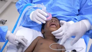 Little Boy Crying Before Anesthesia